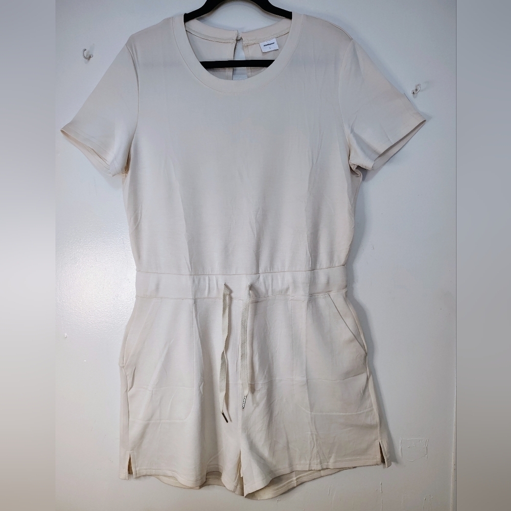 Xieerduo women's summer loose casual Rompers, sz L, short jumpsuit. - Picture 2 of 16